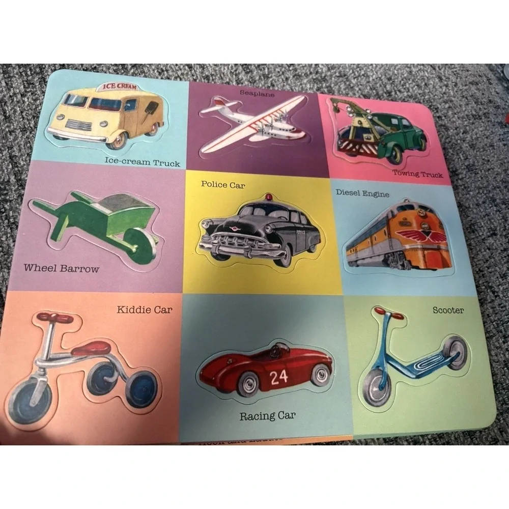 Puz'l Lotto Things That Go Vintage 1950s Style Transportation Puzzle Game 30-021